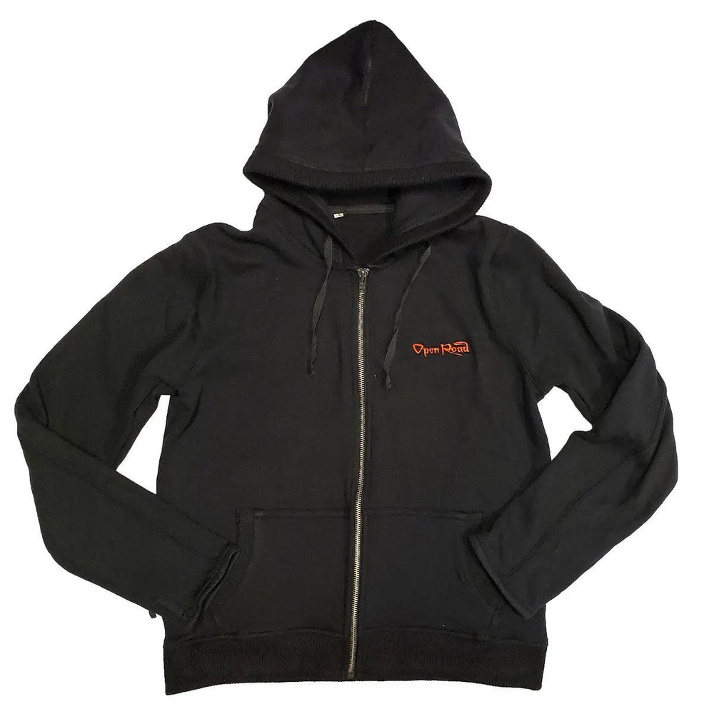 Veste de moto en cuir classique à capuche pour femmes Open RoadEX-STOCK Canada