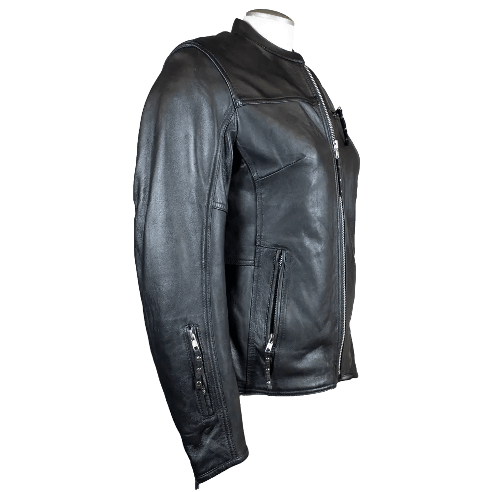 Open Road Women's Racer Leather Motorcycle Jacket EX-STOCK Canada