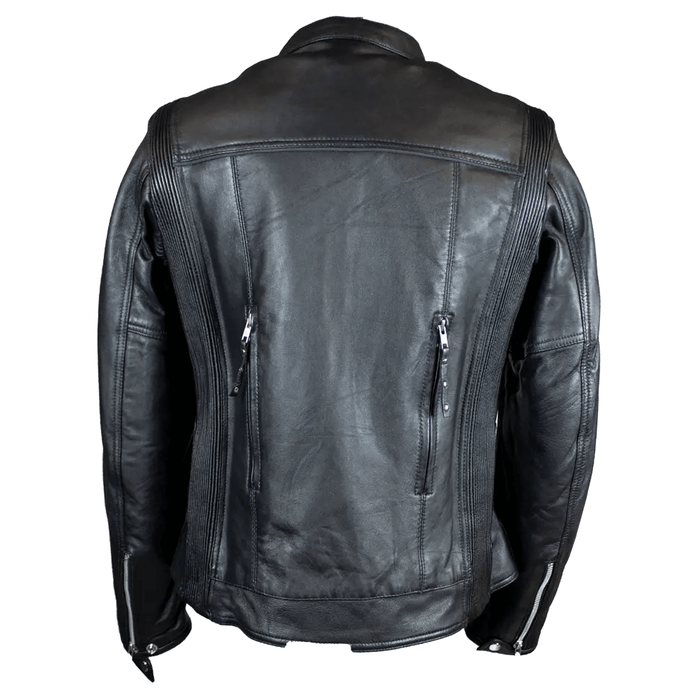 Open Road Women's Racer Leather Motorcycle Jacket EX-STOCK Canada