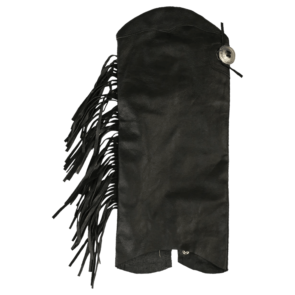 Open Road Women's Side Fringe Leather Half Chaps EX-STOCK Canada
