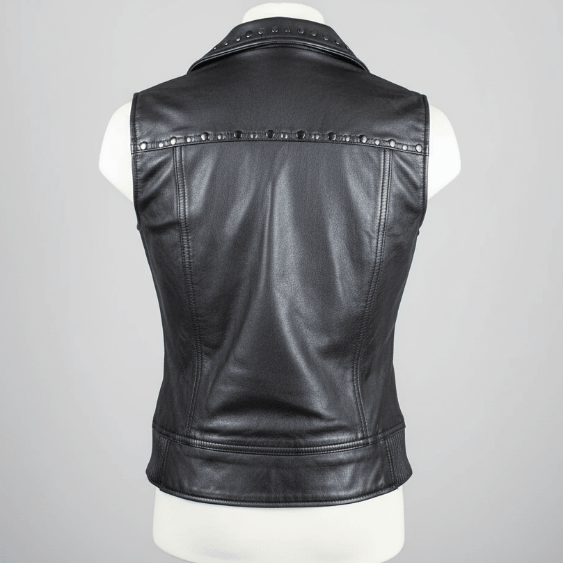 Open Road Women's Studded Leather Vest