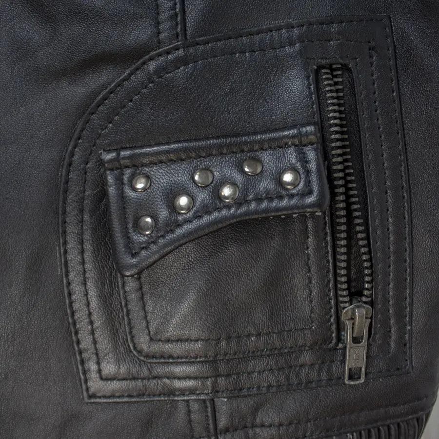 Open Road Women's Studded Leather Vest EX-STOCK Canada