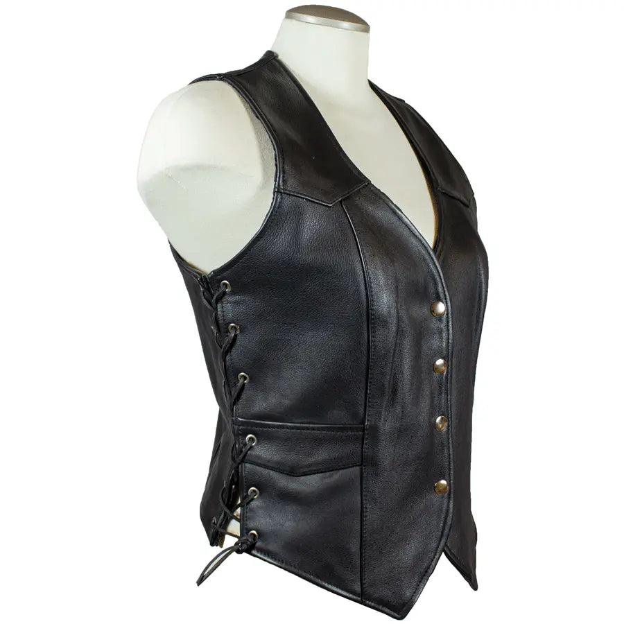Gilet en cuir style western pour femmes Open RoadEX-STOCK Canada
