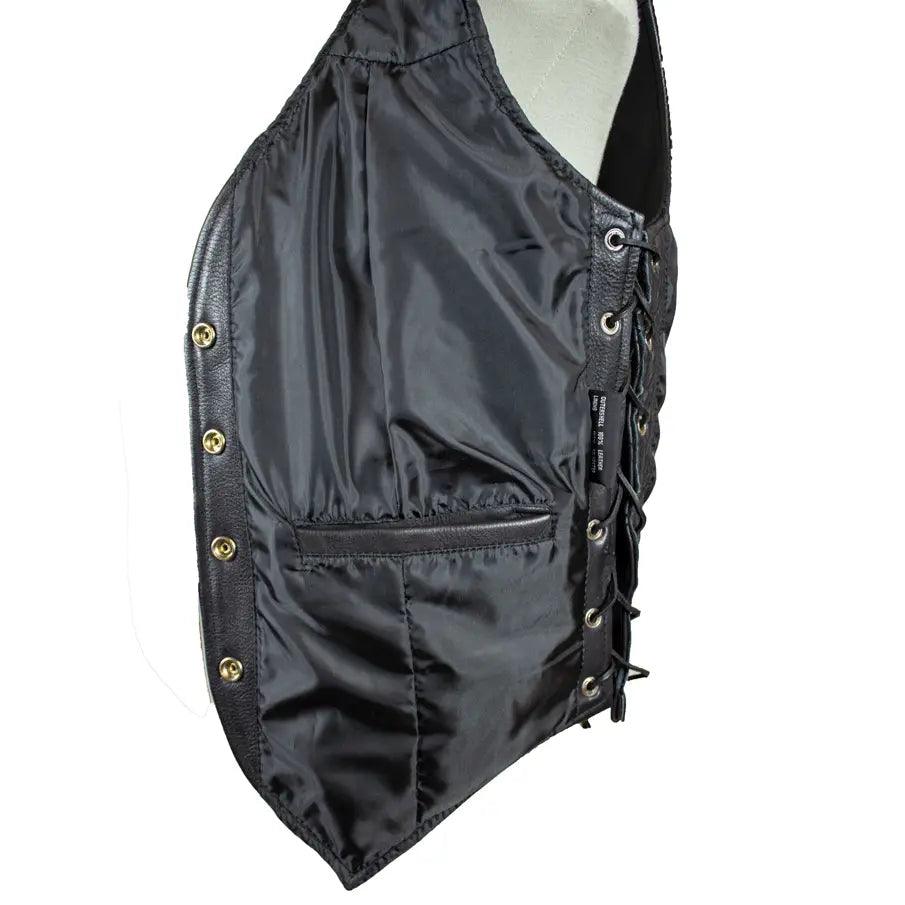 Gilet en cuir style western pour femmes Open RoadEX-STOCK Canada