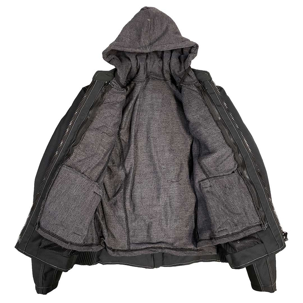 Open Road Damen-Zip-Out-Hoodie Reflektierende Textil-MotorradjackeEX-STOCK Canada