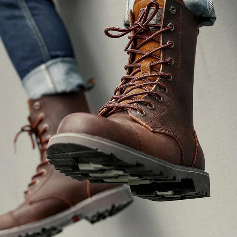 Bottes Martin à haut fût pour moto en extérieurEX-STOCK Canada