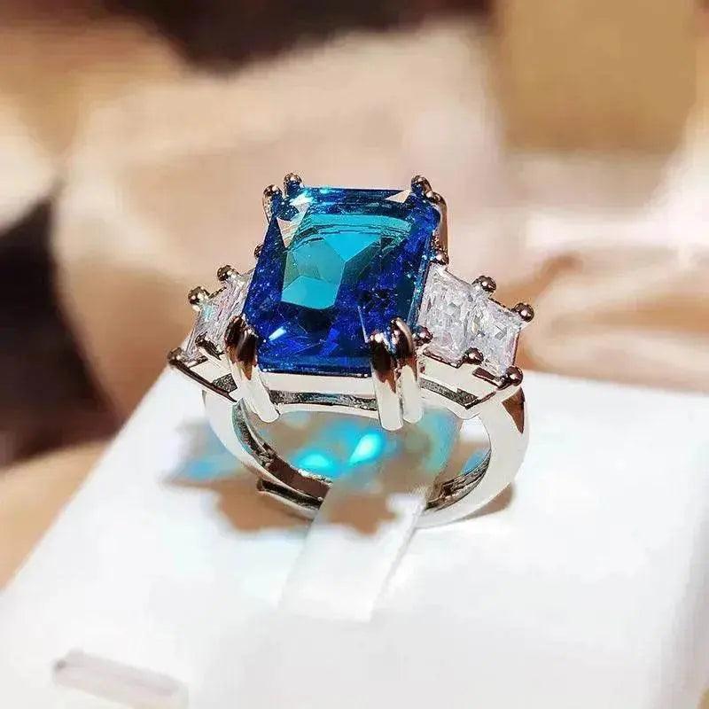 Bague en strass avec poudre d'incrustation de pierre inversable - EX-STOCK Canada
