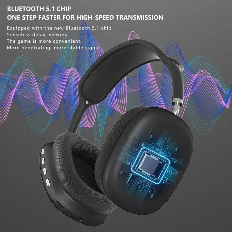 P9 Wireless Bluetooth Headset Outdoor Sports Gaming Wireless Headphones With Mic Noise Cancelling Earbuds Bluetooth Earphones EX-STOCK Canada