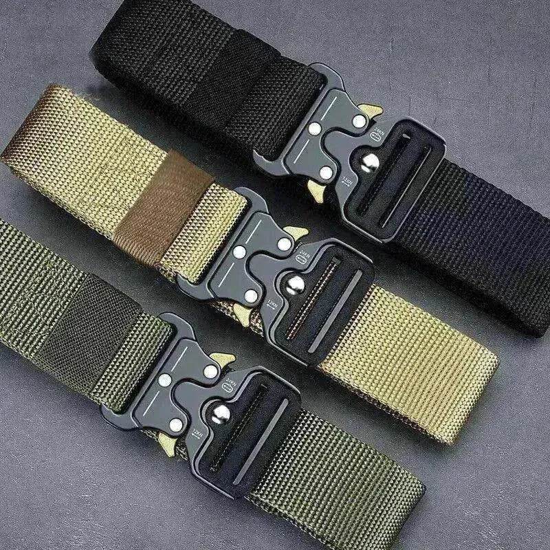 PREMIUM Men Casual Military Belt Tactical Waistband Rescue Rigger Nylon Belt USA - EX-STOCK Canada