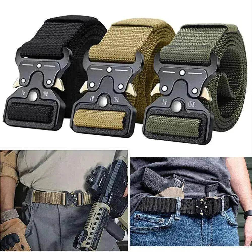 PREMIUM Men Casual Military Belt Tactical Waistband Rescue Rigger Nylon Belt USA - EX-STOCK Canada