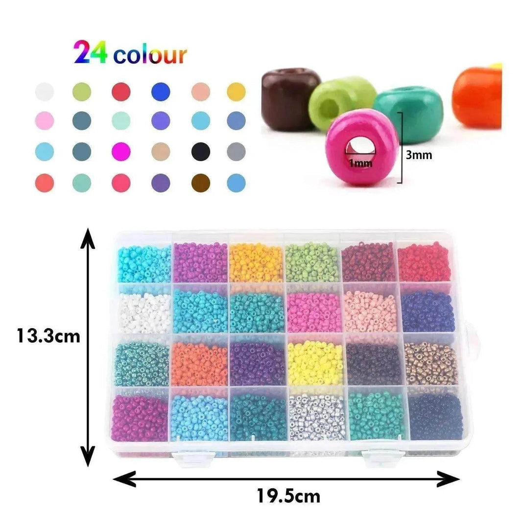Paint dyed core beads 24 grids - EX-STOCK Canada