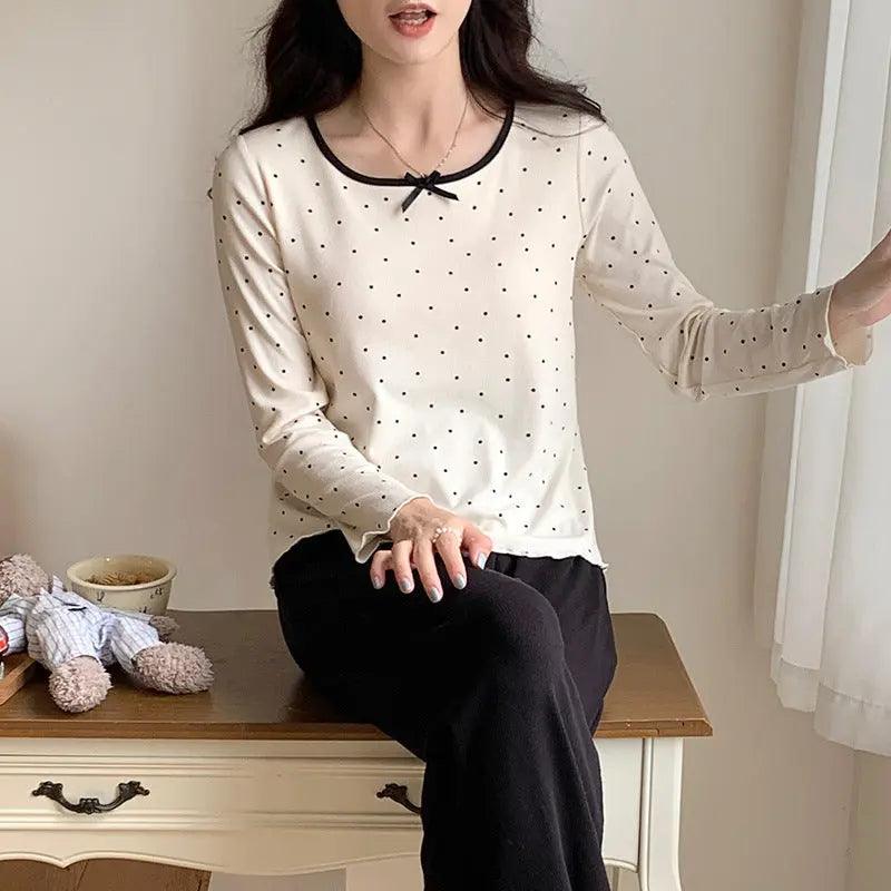 Pajamas For Women Long Sleeve With Chest Pad - EX-STOCK Canada