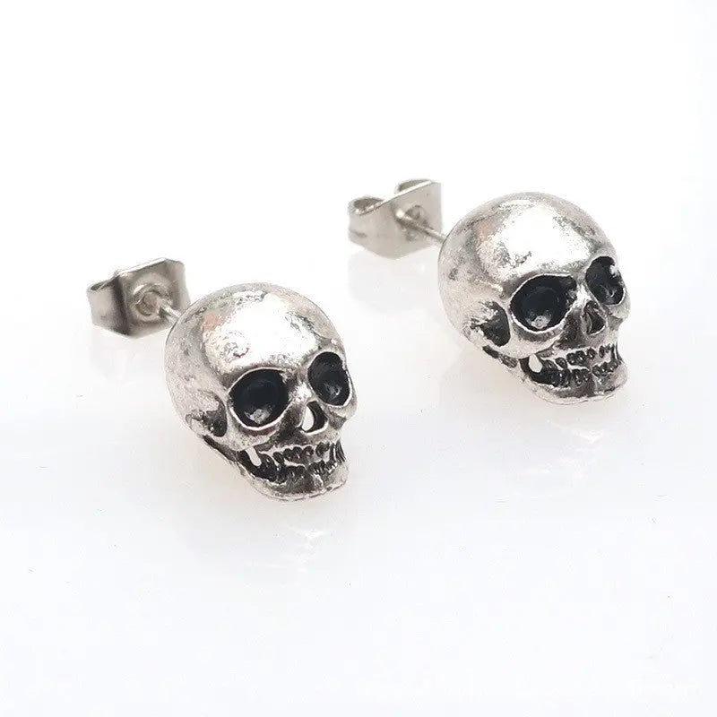 Personality Retro Skull Eardrops Earrings For Halloween - EX-STOCK Canada