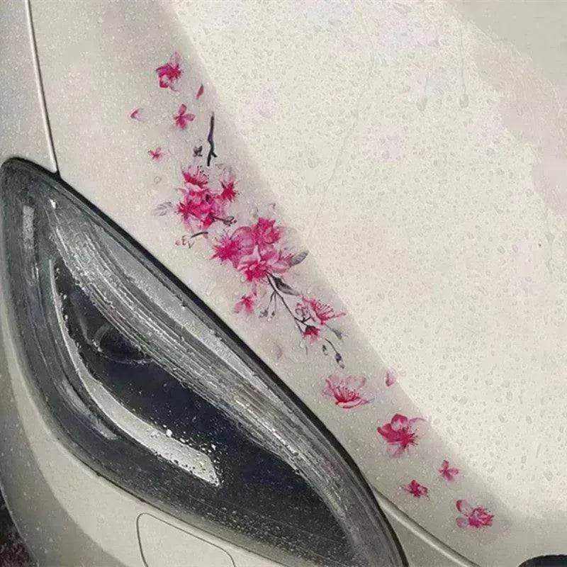 Personalized Creative Cherry Blossom Car Stickers - EX-STOCK Canada