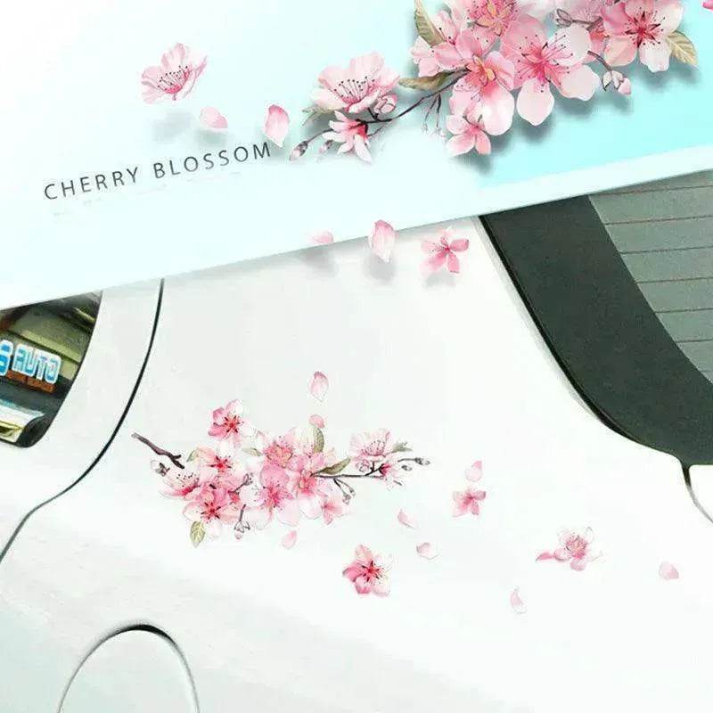 Personalized Creative Cherry Blossom Car Stickers - EX-STOCK Canada