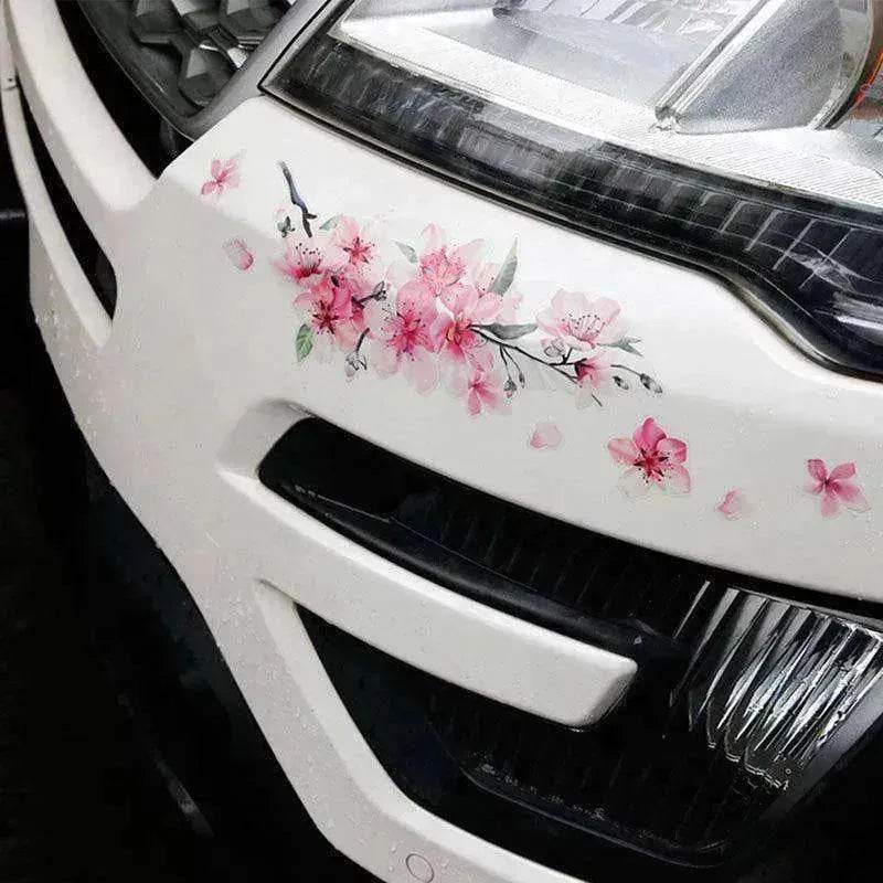 Personalized Creative Cherry Blossom Car Stickers - EX-STOCK Canada