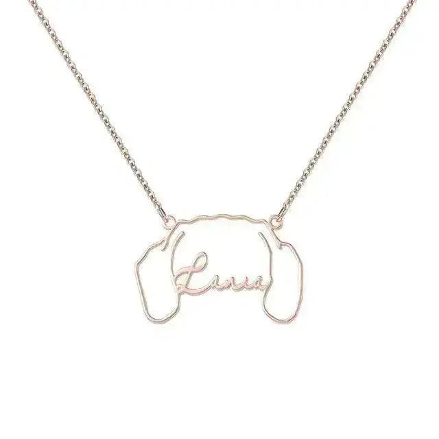 Collier personnalisable en acier inoxydable pour chats et chiens avec nom - EX-STOCK Canada