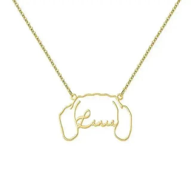 Collier personnalisable en acier inoxydable pour chats et chiens avec nom - EX-STOCK Canada