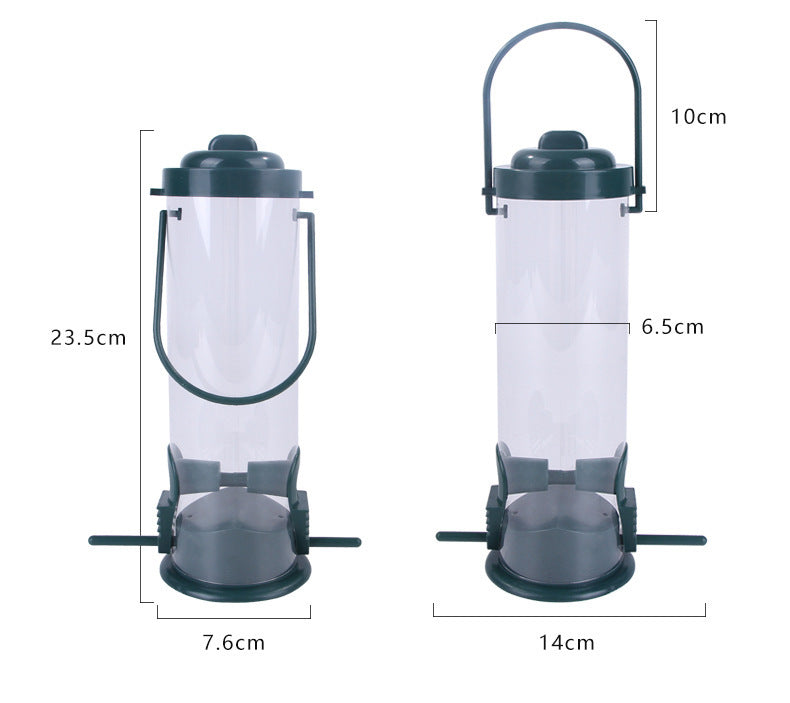 Outdoor bird feeder, Outdoor Plastic Feed Station for Wild Birds, Easy Tree Mount - EX-STOCK Canada