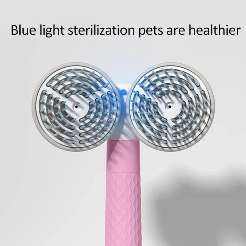 Pet Cat Brush Dog Slicker Brush Double-headed Negative Ion One-button Self Cleaning Dog Cat Hair Removal Pets Products EX-STOCK Canada