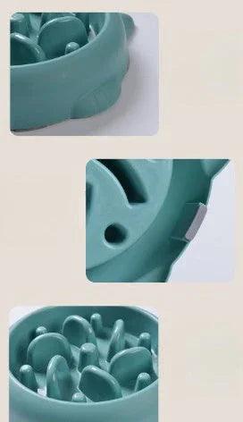 Pet Dog Cat Slow Feeder Bowls Anti Choking Slow Feeder Dish Bowl Home Dog Eating Plate Anti Gulping Bowl Supplies EX-STOCK Canada