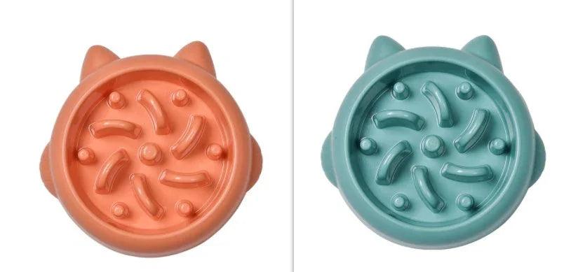 Pet Dog Cat Slow Feeder Bowls Anti Choking Slow Feeder Dish Bowl Home Dog Eating Plate Anti Gulping Bowl Supplies EX-STOCK Canada
