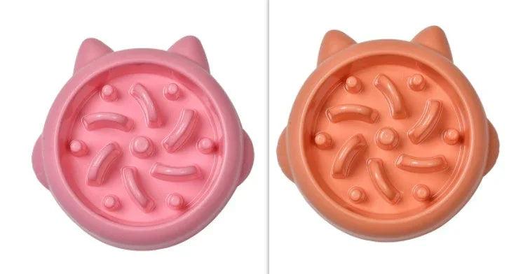 Pet Dog Cat Slow Feeder Bowls Anti Choking Slow Feeder Dish Bowl Home Dog Eating Plate Anti Gulping Bowl Supplies EX-STOCK Canada