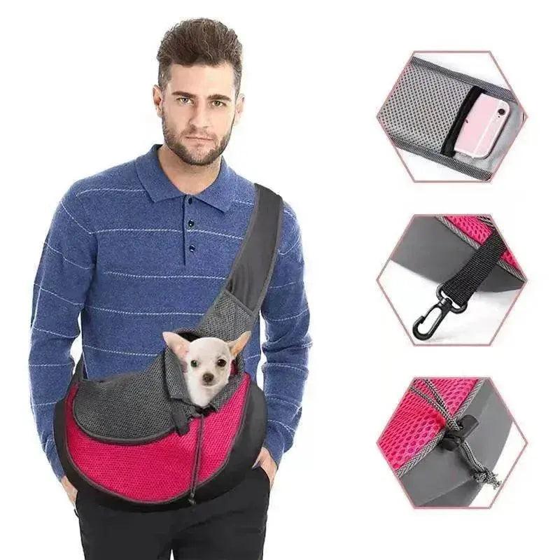 Sac messager portable pour sortie de chien de compagnie - EX-STOCK Canada