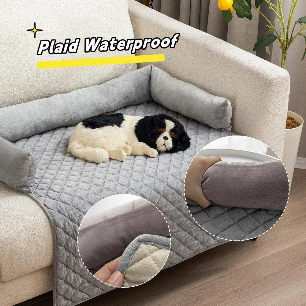 Canapé-lit pour chien de compagnie, lits pour grands chiens, coussin chaud, lits pour chat, tapis, protège-meubles, canapé pour chienEX-STOCK Canada