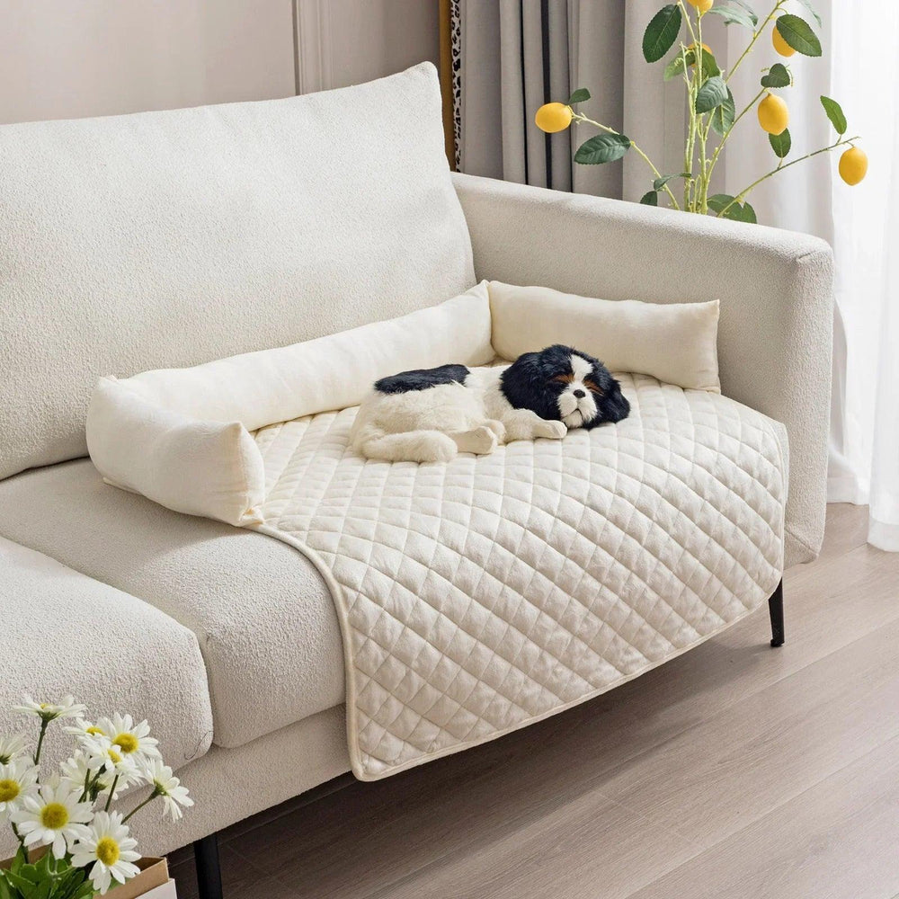 Canapé-lit pour chien de compagnie, lits pour grands chiens, coussin chaud, lits pour chat, tapis, protège-meubles, canapé pour chienEX-STOCK Canada