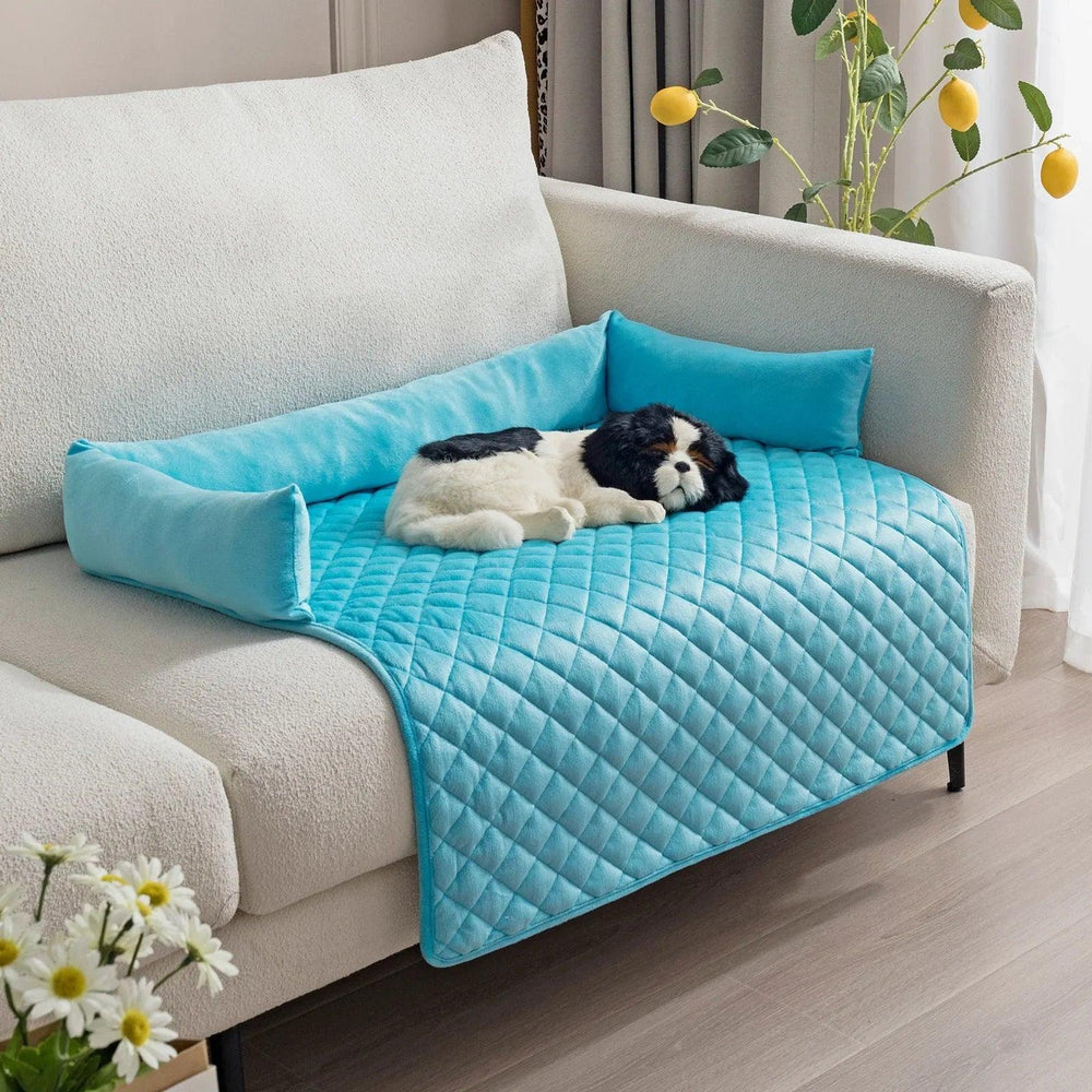 Canapé-lit pour chien de compagnie, lits pour grands chiens, coussin chaud, lits pour chat, tapis, protège-meubles, canapé pour chienEX-STOCK Canada