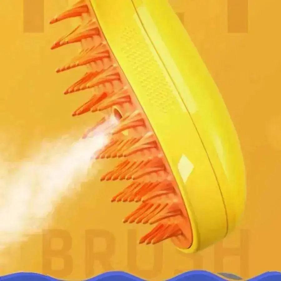 Peigne de massage électrique pour animaux avec spray et brosse vapeur - EX-STOCK Canada