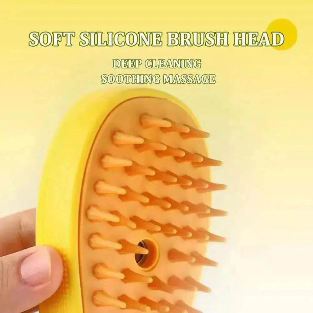 Peigne de massage électrique pour animaux avec spray et brosse vapeur - EX-STOCK Canada