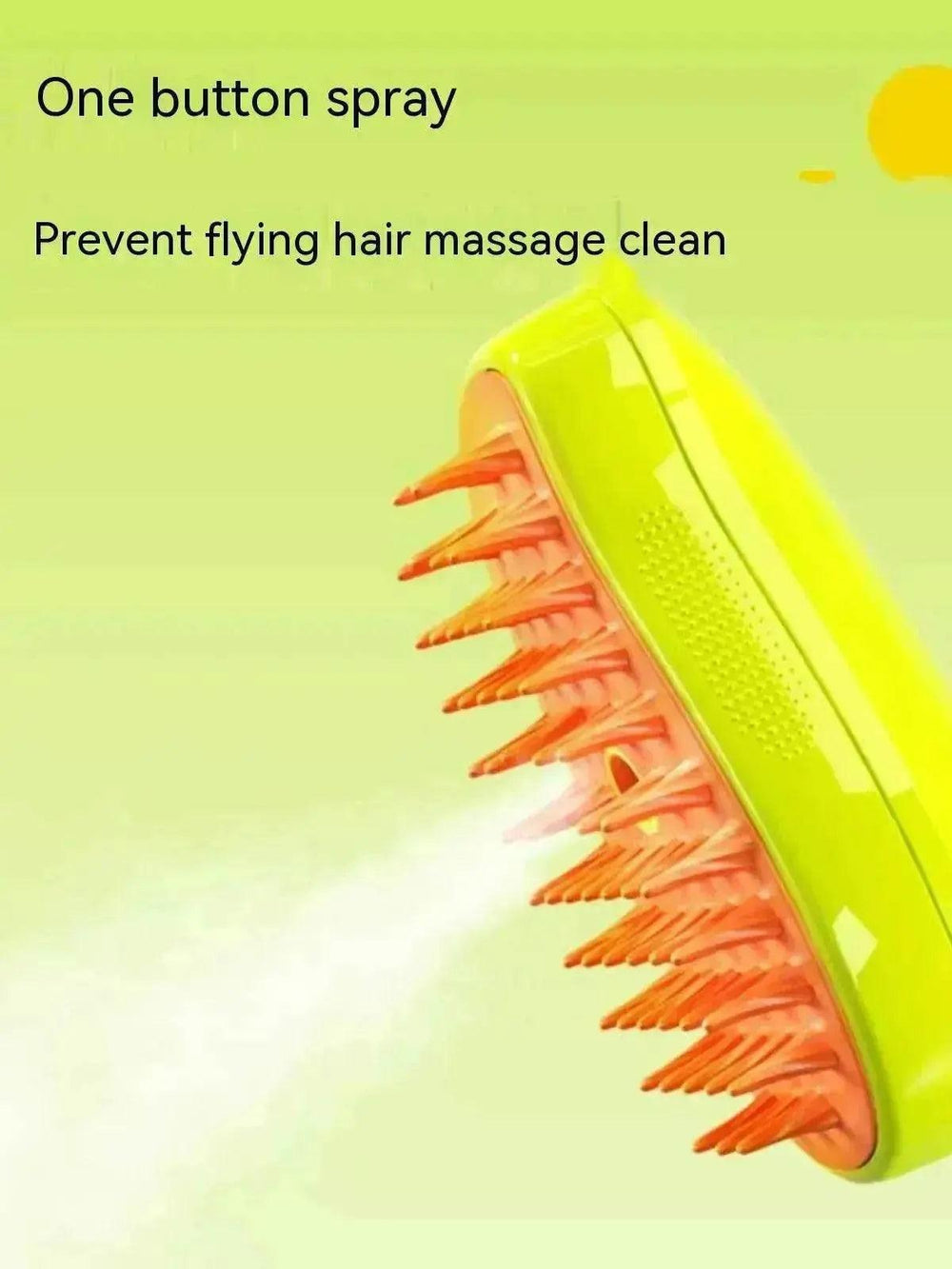 Peigne de massage électrique pour animaux avec spray et brosse vapeur - EX-STOCK Canada