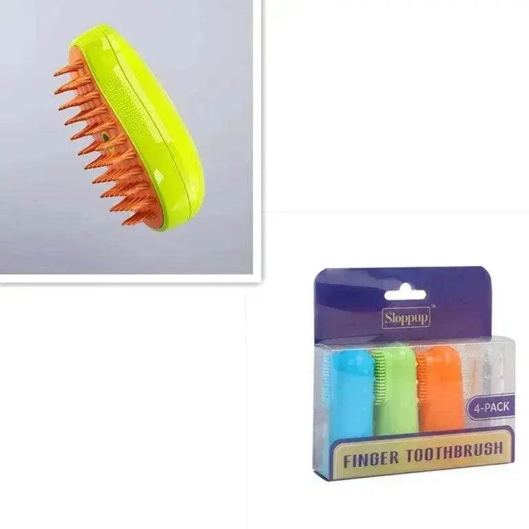 Peigne de massage électrique pour animaux avec spray et brosse vapeur - EX-STOCK Canada