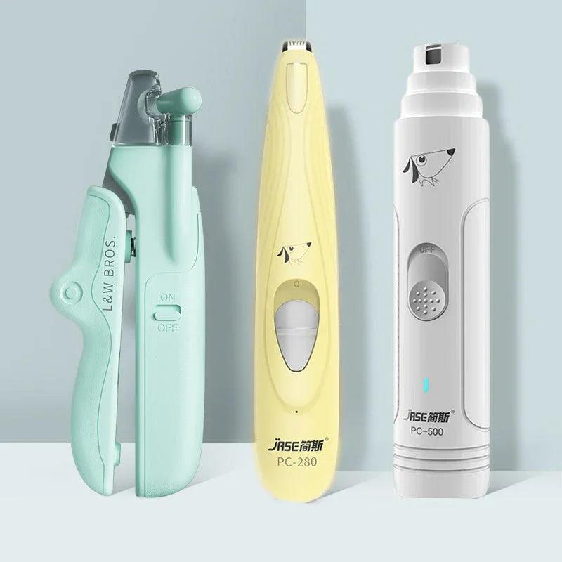 Pet Nail Clippers With LED Light Dogs Cat Nail Scissors Professional Trimmer Tool Care Grooming Supplies EX-STOCK Canada