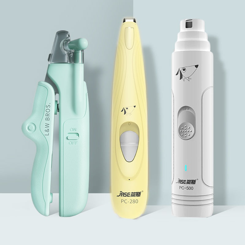 Coupe-ongles pour animaux avec lumière LED, ciseaux à ongles pour chiens et chats, outil de coupe professionnel, fournitures de soins et de toilettageEX-STOCK Canada