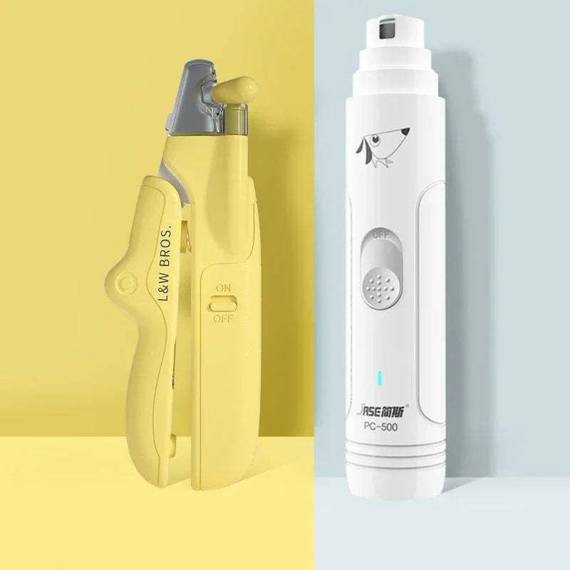 Pet Nail Clippers With LED Light Dogs Cat Nail Scissors Professional Trimmer Tool Care Grooming Supplies EX-STOCK Canada