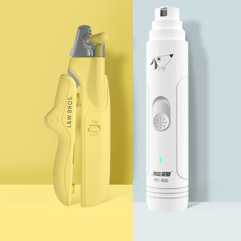 Pet Nail Clippers With LED Light Dogs Cat Nail Scissors Professional Trimmer Tool Care Grooming Supplies EX-STOCK Canada