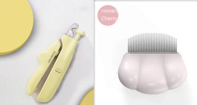 Pet Nail Clippers With LED Light Dogs Cat Nail Scissors Professional Trimmer Tool Care Grooming Supplies EX-STOCK Canada