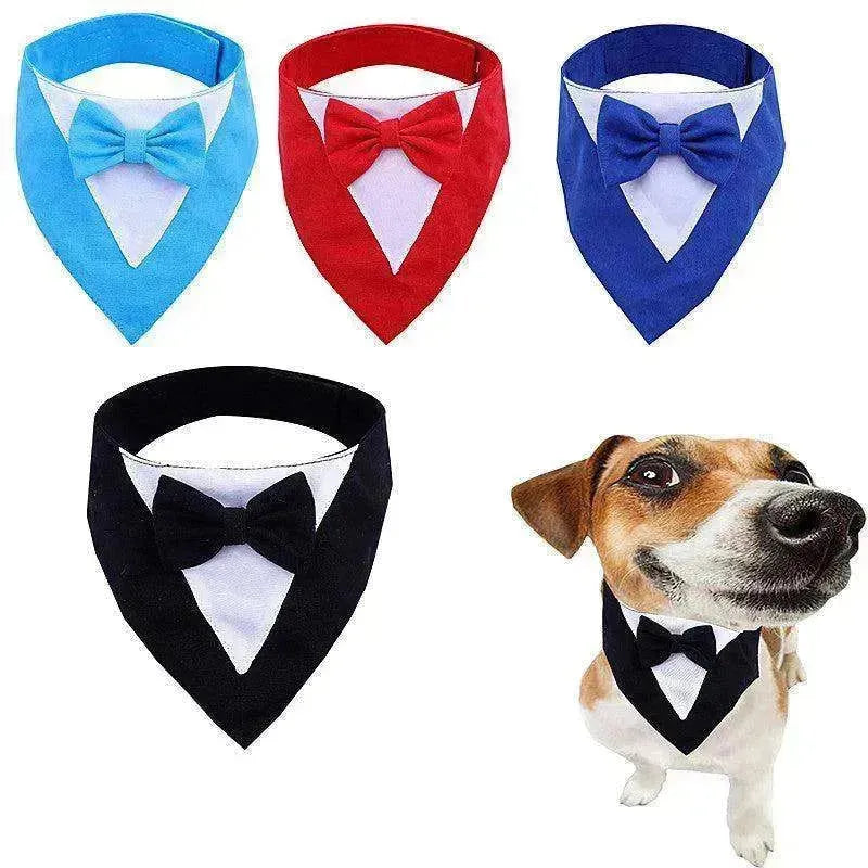 Serviette triangulaire en velcro pour salive d'animal - EX-STOCK CANADA