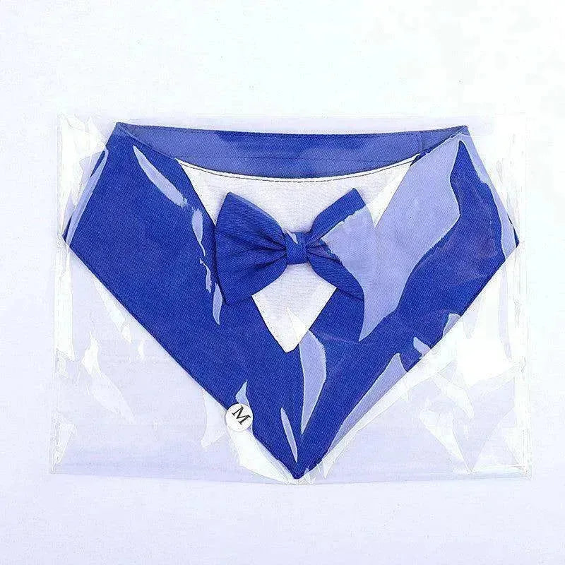 Serviette triangulaire en velcro pour salive d'animal - EX-STOCK CANADA