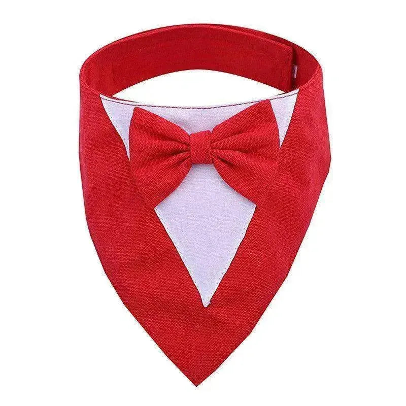 Serviette triangulaire en velcro pour salive d'animal - EX-STOCK CANADA