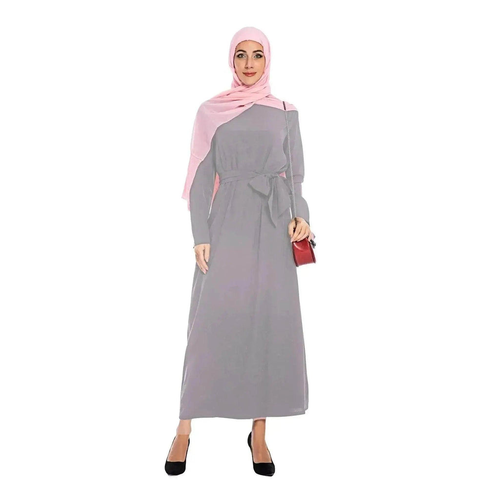 Robe arabe saoudienne simple de couleur unie - EX-STOCK Canada