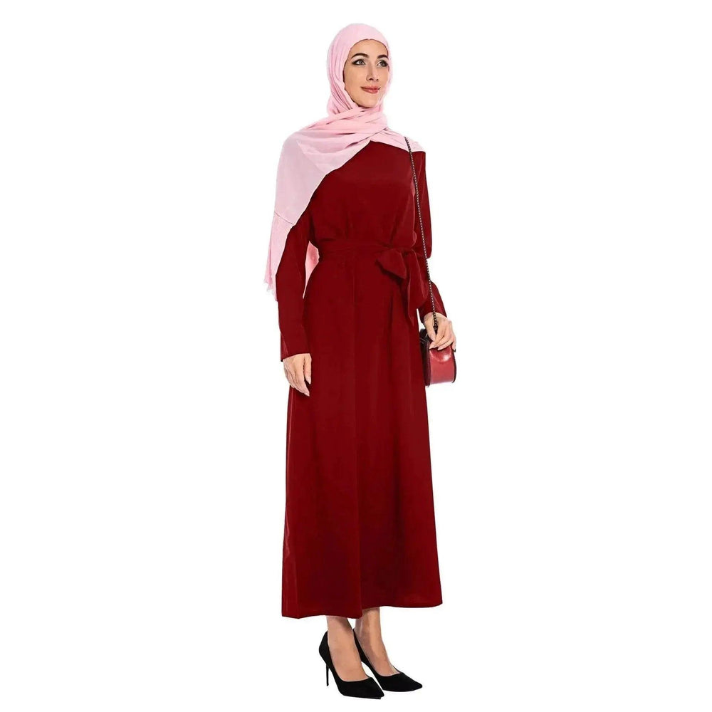 Robe arabe saoudienne simple de couleur unie - EX-STOCK Canada