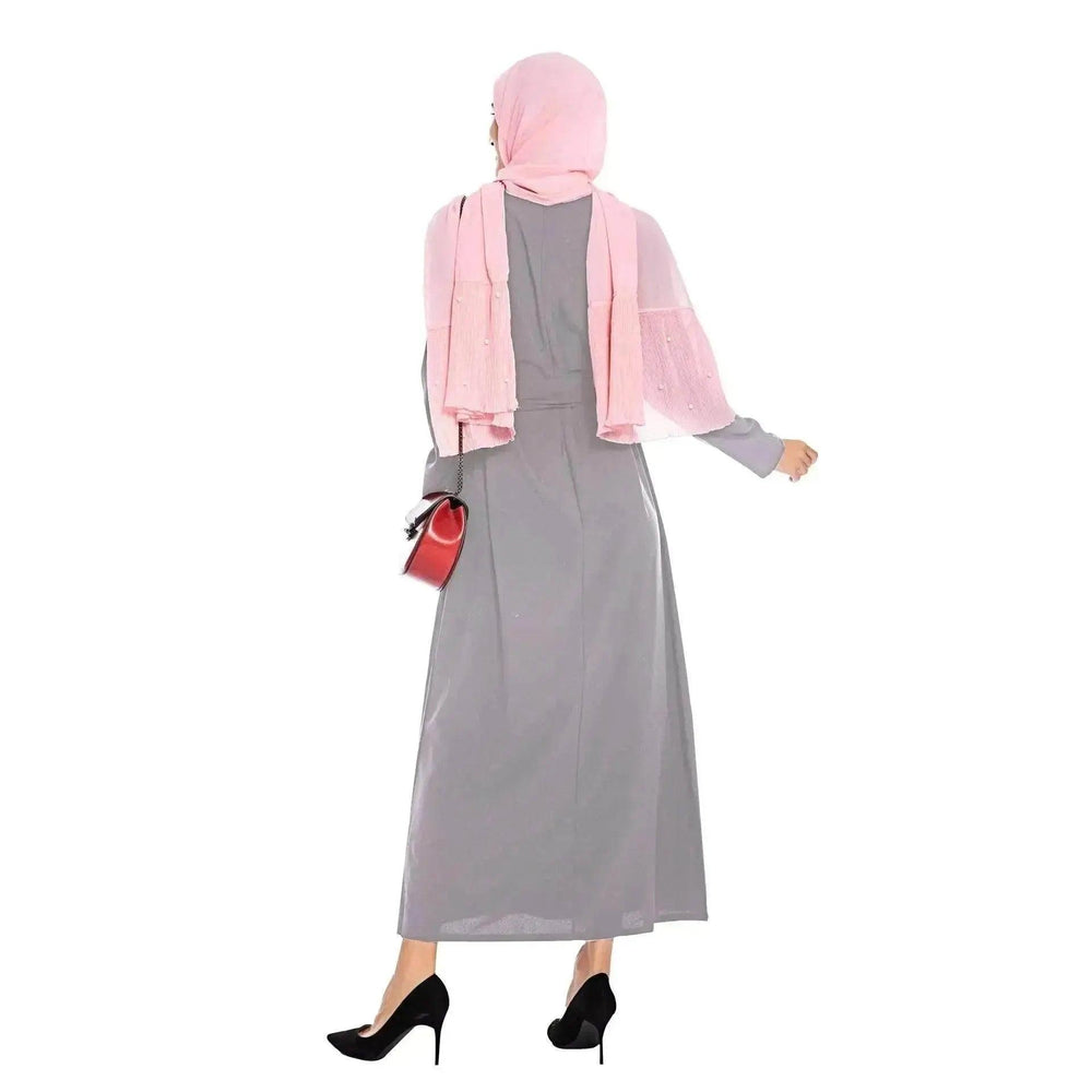 Robe arabe saoudienne simple de couleur unie - EX-STOCK Canada
