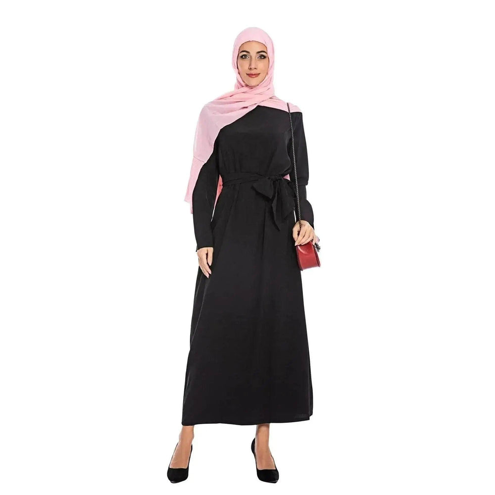 Robe arabe saoudienne simple de couleur unie - EX-STOCK Canada