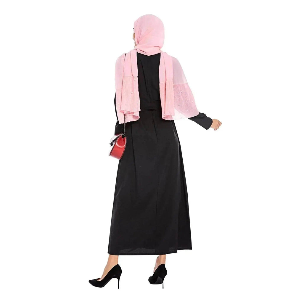 Robe arabe saoudienne simple de couleur unie - EX-STOCK Canada