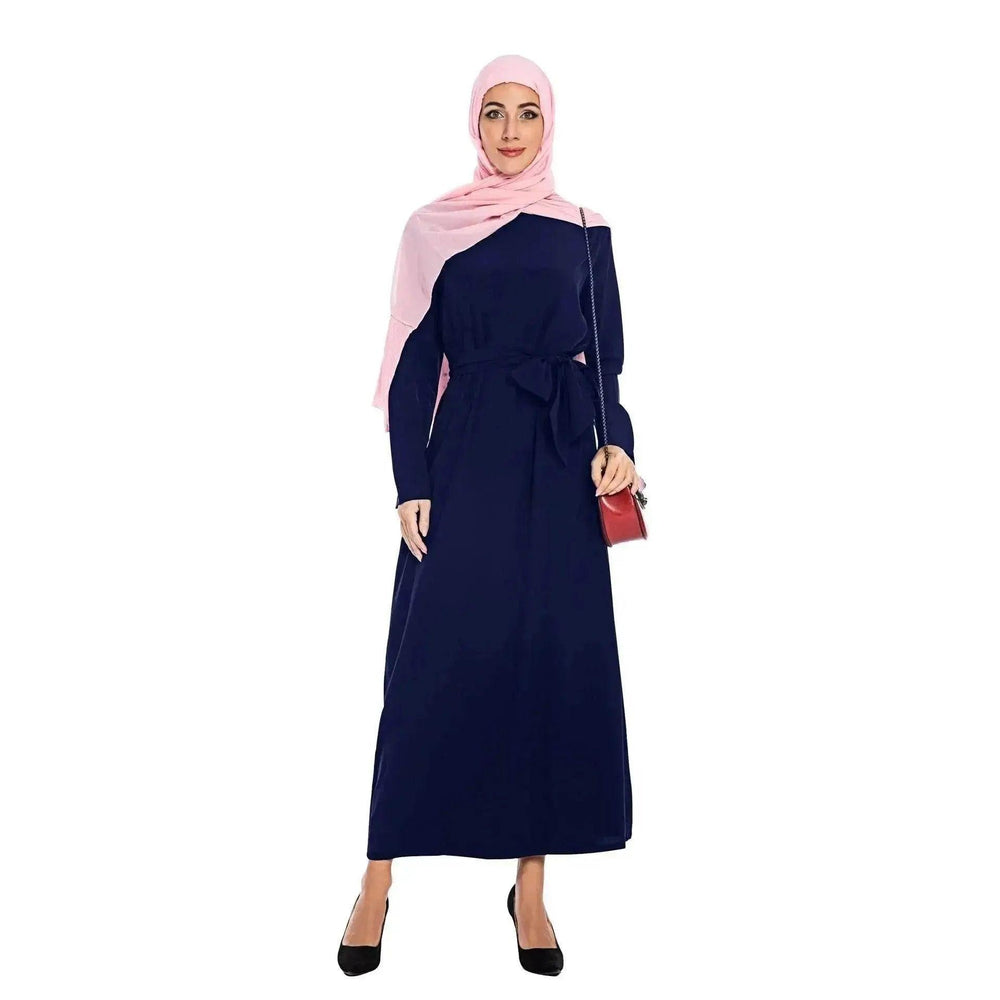 Robe arabe saoudienne simple de couleur unie - EX-STOCK Canada