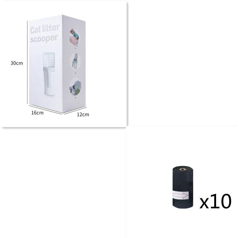 مجرفة فضلات القطط البلاستيكية، رعاية الحيوانات الأليفة، مجرفة لنفايات الرمل، أداة تنظيف مجوفةEX-STOCK Canada